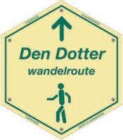 routebord Den Dotter wandelroute