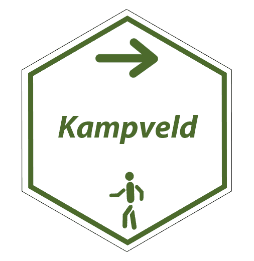 routebord Kampveldwandelroute