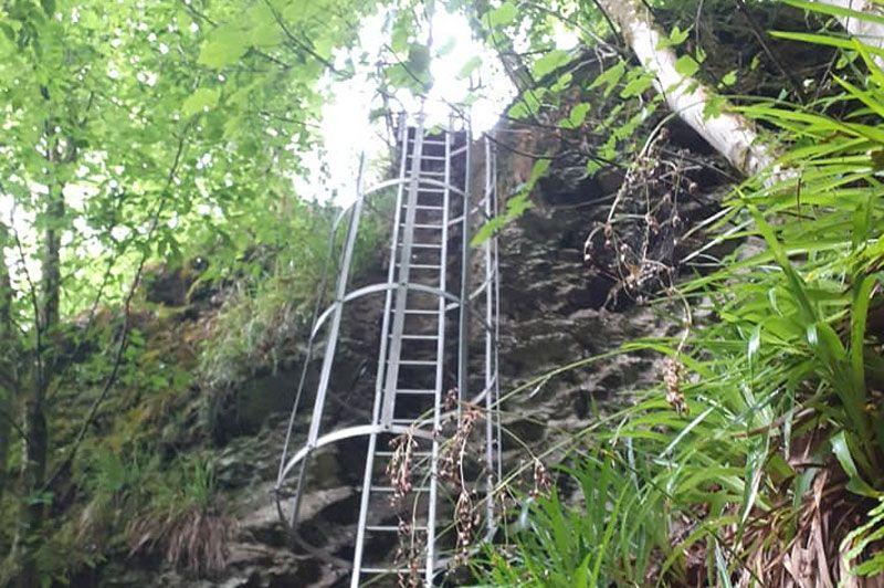 Laddertjeswandeling in Rochehaut