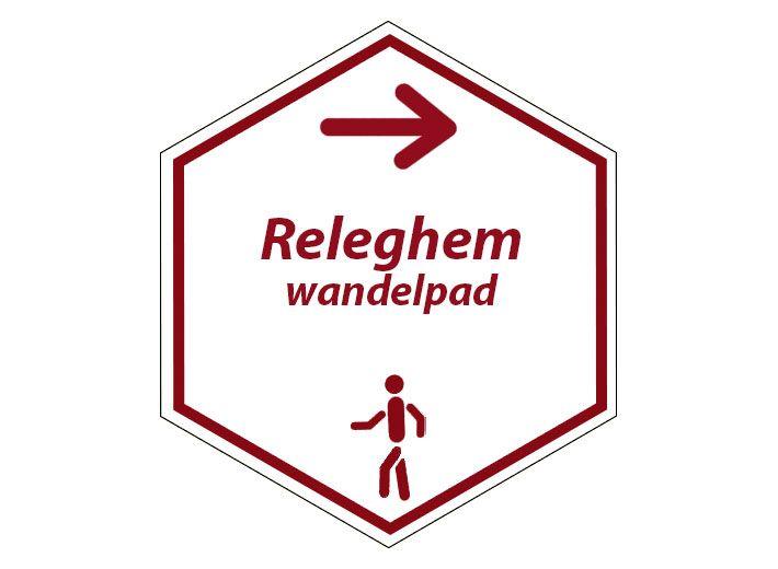routebord Releghemwandeling