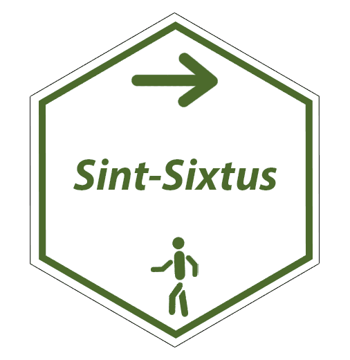 routebord Sint-Sixtuswandelroute