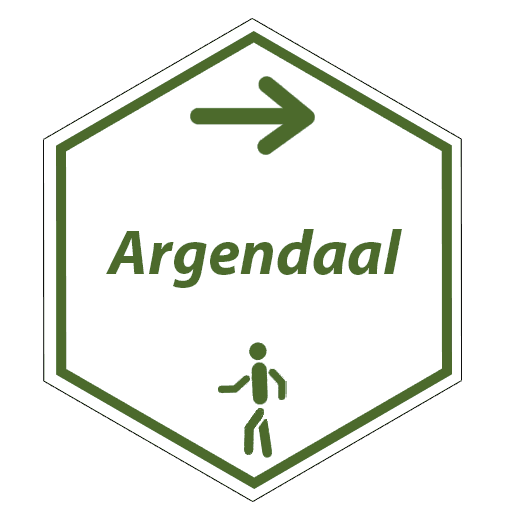 routebord Argendaalwandelroute