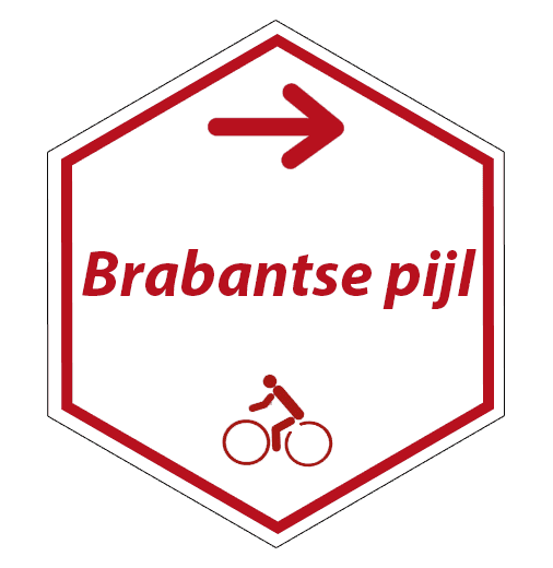 routebord De Brabantse pijl cycling route