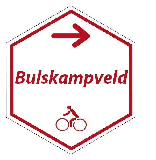 routebord Bulskampveldfietsroute