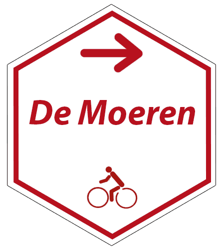 routebord De Moerenfietsroute
