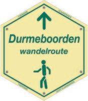 routebord Durmeboorden Wandelroute