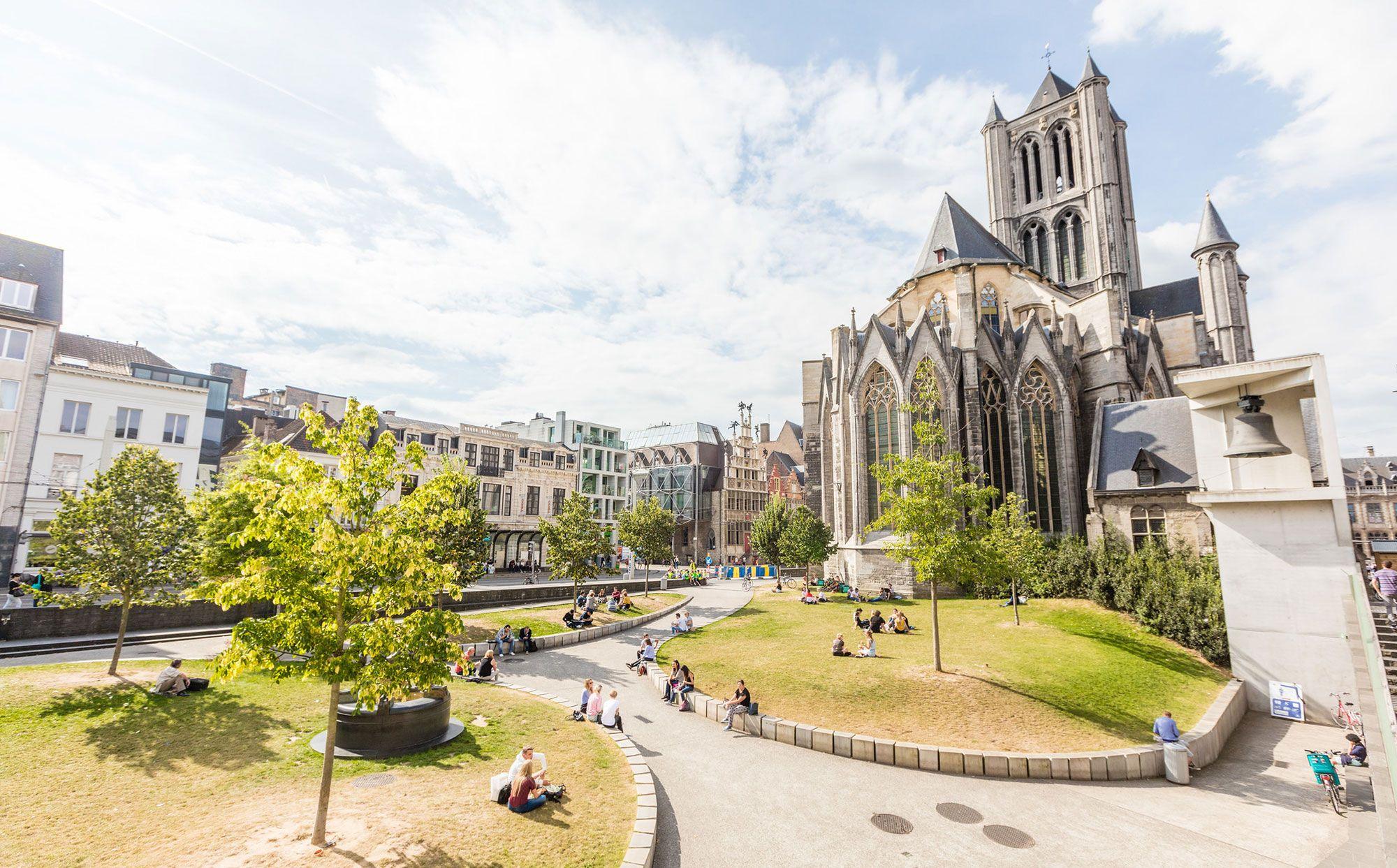 Fietsroutes in Gent