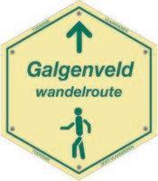routebord Galgenveld Wandelroute