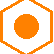 routebord Greenspot Heks - Oranje