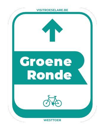 routebord Groene Ronde Roeselare