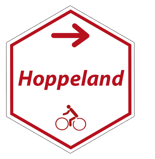routebord Hoppelandfietsroute Poperinge