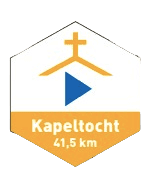 routebord Kapeltocht - blauwe lus