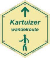routebord Kartuizer wandelroute