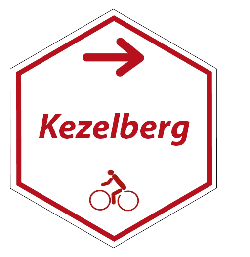 routebord Kezelbergfietsroute
