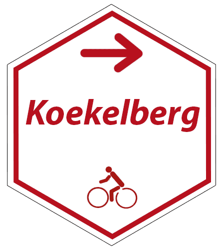 routebord Koekelarebergfietsroute