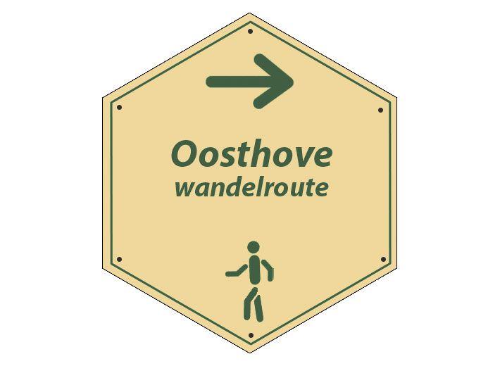 routebord Oosthovewandelroute