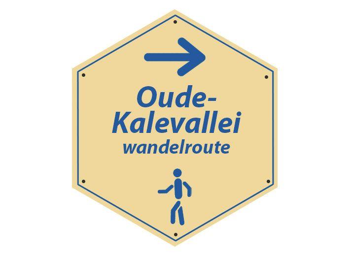 routebord Oude Kalevallei Wandelroute Lus 2