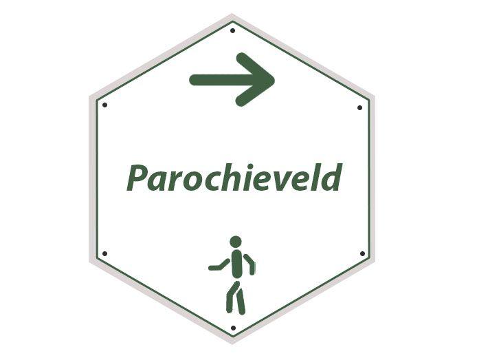 routebord Parochieveldwandelroute