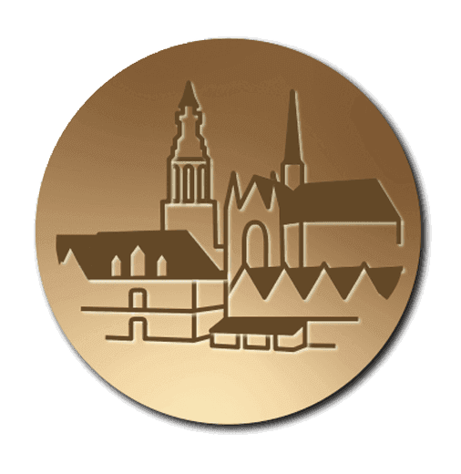 routebord Stadswandelroute Veurne