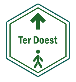 routebord Ter Doestwandelroute