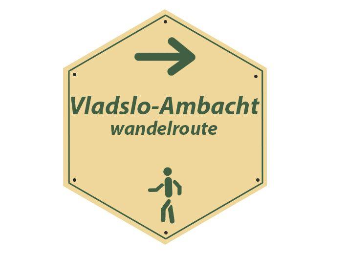 routebord Vladslo-Ambachtroute
