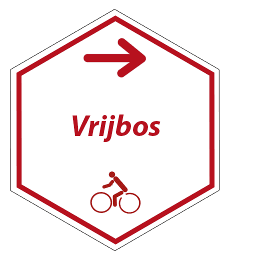 routebord Vrijbosfietsroute