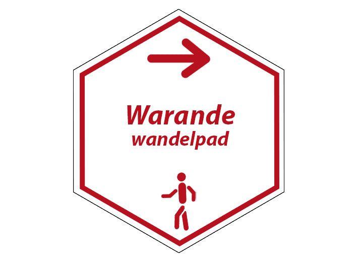 routebord Warandewandeling Everberg