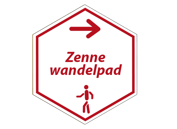 routebord Zennewandeling