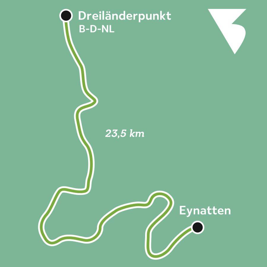Etappe 1 : Drielandenpunt - Eynatten